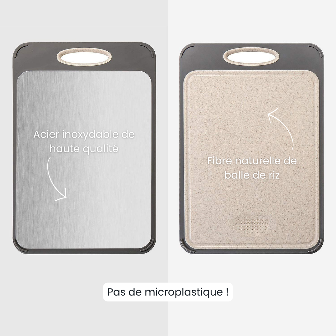 Chefbrett | Planche à découper en acier inoxydable