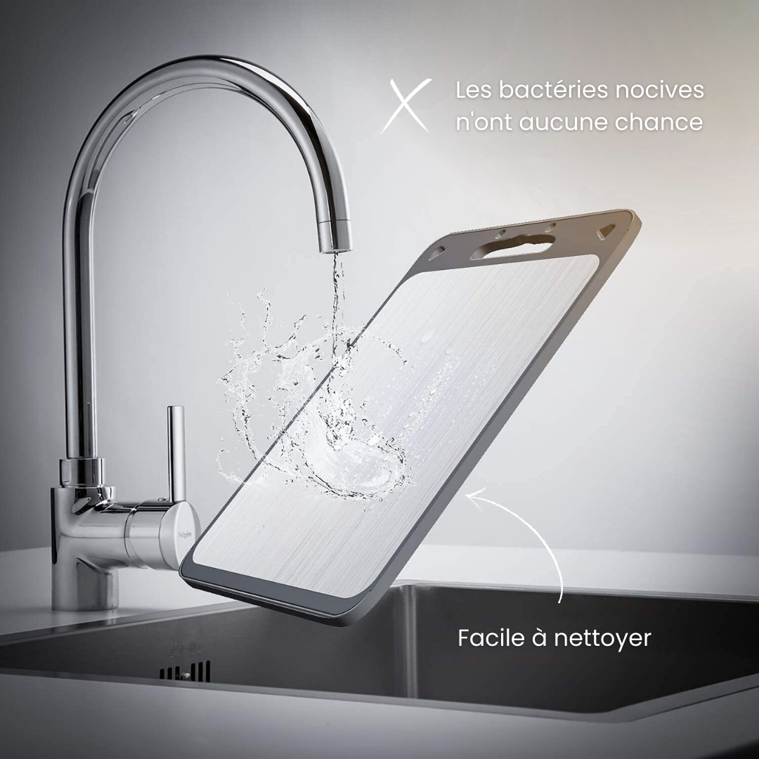 Chefbrett | Planche à découper en acier inoxydable