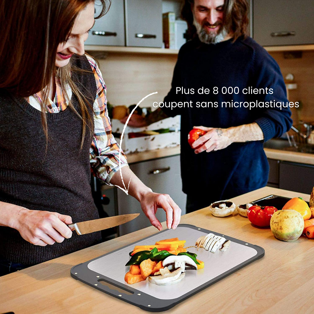 Chefbrett | Planche à découper en acier inoxydable